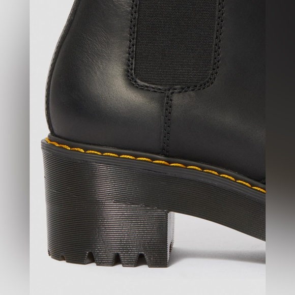 ROMETTY WYOMING LEATHER PLATFORM CHELSEA BOOTS - Picture 2 of 10